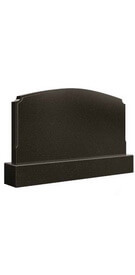 Модель памятника №151 горизонтальный, классический, прямоугольный, мужской